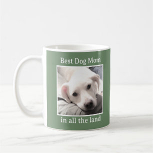 Caneca De Café Melhor Cachorro Mãe Cachorro Cachorro Verde Cachor