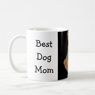 Caneca De Café Melhor Cachorro Mãe Foto de Imagem Pet Moderna