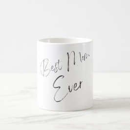 Caneca De Café Melhor Caligrafia Simples De Mug