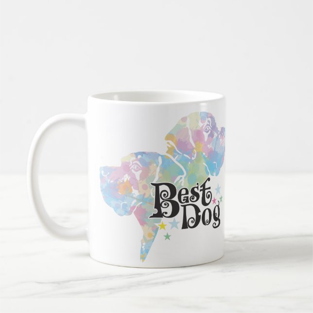 Caneca De Café Melhor Cão "avistado" (Esquerda)