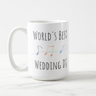 Caneca De Café Melhor Casamento DJ - Muito obrigado Café Mu