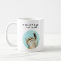 Melhor Cat Mãe Personalizada Engraçado Fotos de 2 