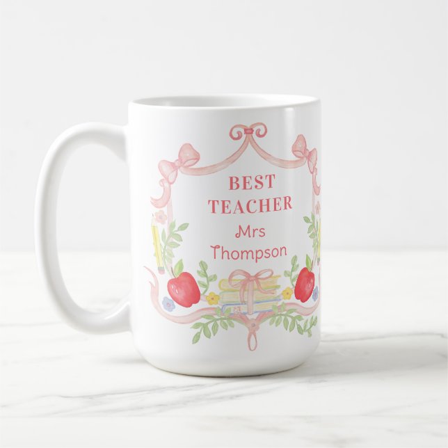 Caneca De Café Melhor Centro Escolar de Professores (Esquerda)