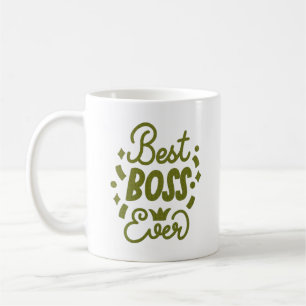 CANECA DE CAFÉ MELHOR CHEFE DE TODOS OS SEMPRE