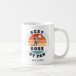 Caneca De Café Melhor Chefe Do Empregador Par Personalizado De Go
