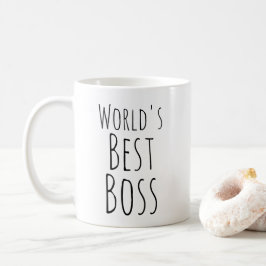 Caneca De Café Melhor Chefe do Mundo