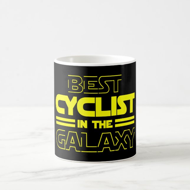 Caneca De Café Melhor Ciclista Na Galáxia (Centro)