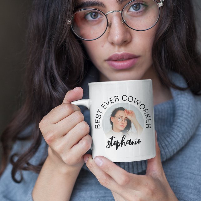Caneca De Café Melhor Colaborador Nunca Personalizado | Foto (Criador carregado)