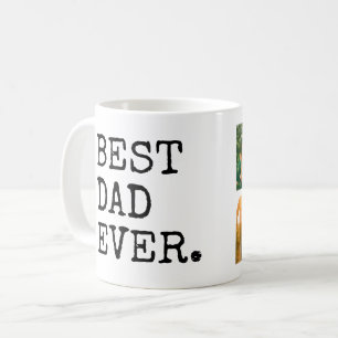 Caneca De Café Melhor Colagem de Fotografias do Pai Ever 4