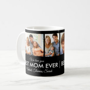 Caneca De Café Melhor Colagem de Fotos de Dia de as mães da Mãe