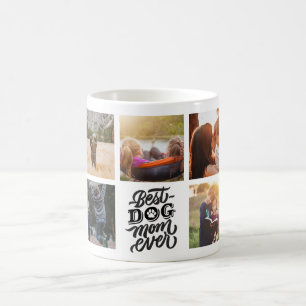 Caneca De Café Melhor Colagem de Fotos Personalizada da Mãe de Ca