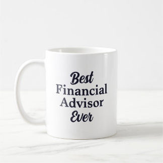 Caneca De Café Melhor Consultor Financeiro de Mug com Definição
