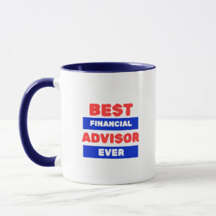 Caneca de café Melhor Consultor Financeiro de Todo