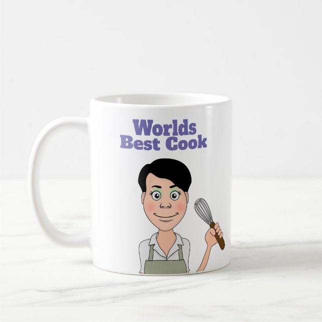 Caneca De Café Melhor Cook (Esquerda)
