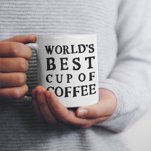 CANECA DE CAFÉ MELHOR COPA DE CAFÉ DO MUNDO (Criador carregado)