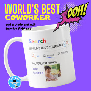 Caneca De Café MELHOR COWORKER DO MUNDO - Resultados Engraçados d