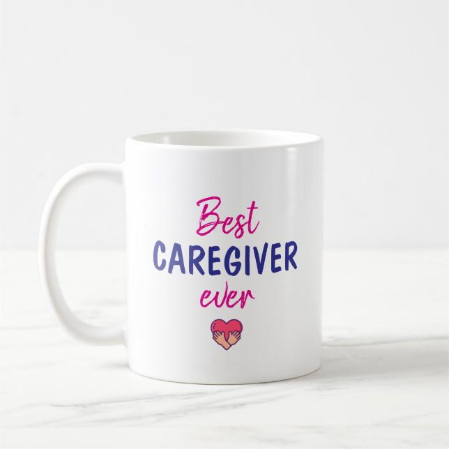 Caneca De Café Melhor Cuidador de Todos (Esquerda)