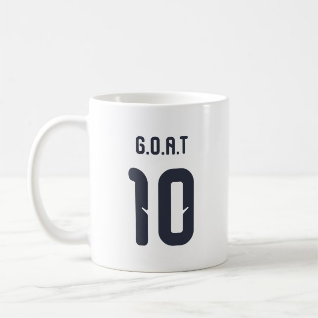 Caneca De Café Melhor de todos da Argentina Número 10 (Esquerda)