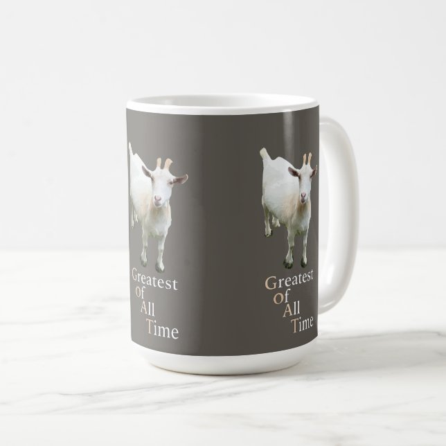Caneca De Café Melhor de todos os tempos Cabra (Frente Esquerda)