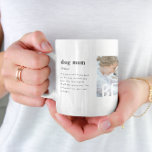 Caneca De Café Melhor Definição de Mãe de Cachorro | Três Fotogra<br><div class="desc">Imagem moderna de 3 fotos. Apresentando uma doce definição do que uma mãe de cachorro é com espaço para mensagens personalizadas. Esta caneca personalizada dá um dom perfeito para a mãe do cão na sua vida! Divertido, fácil e único - faz um presente excelente para aniversários, feriados e novas homenagens...</div>