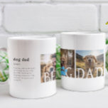 Caneca De Café Melhor Definição de Pai de Cão | Três Fotografias<br><div class="desc">Imagem moderna de 3 fotos. Apresentando uma doce definição do que é um pai de cão com espaço para mensagens personalizadas. Esta caneca personalizada dá um dom perfeito para o pai de cachorro na sua vida! Divertido, fácil e único - faz um presente excelente para aniversários, feriados e novas homenagens...</div>