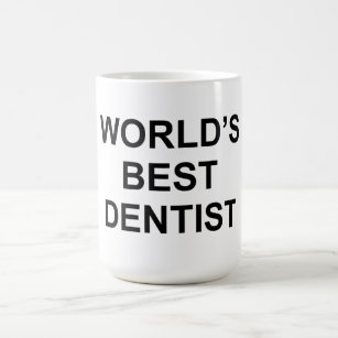 Caneca De Café Melhor Dentista do Mundo
