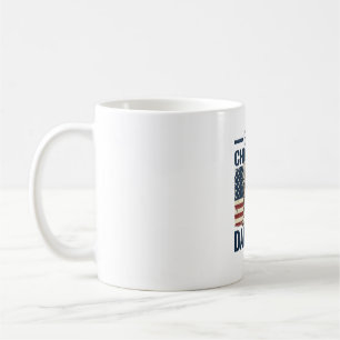 Caneca De Café Melhor Design de Camisa de Cachorro Patriota Pai C