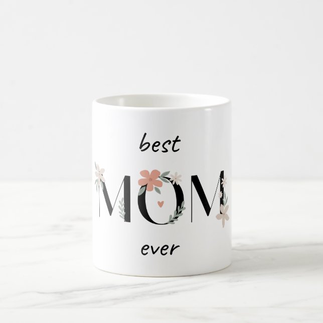 Caneca De Café Melhor Dia de as mães Da Mãe (Centro)