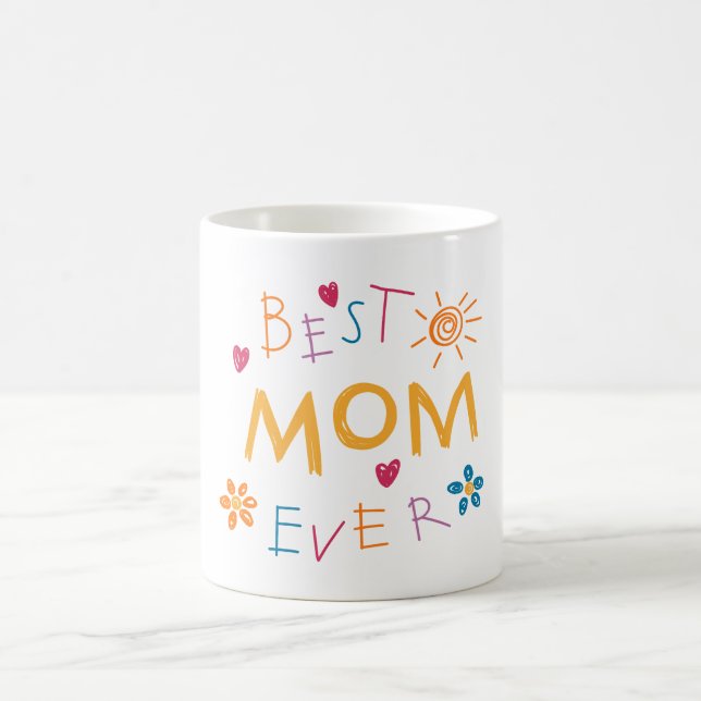 Caneca De Café Melhor Dia de as mães Da Mãe (Centro)