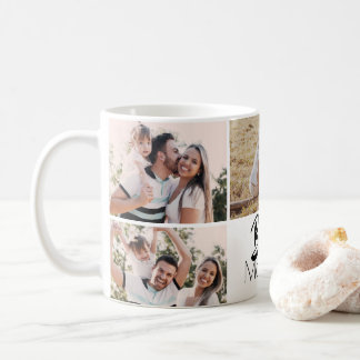 Caneca De Café Melhor Dia de as mães de Colagem de Fotos da Mãe