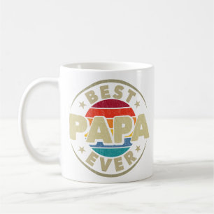 Caneca De Café Melhor Dia de os pais de Pai do Papa Nunca Retroat