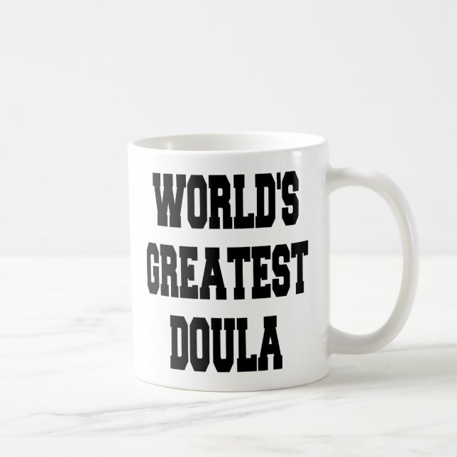 Caneca De Café Melhor Doula do Mundo (Direita)