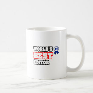 Caneca De Café Melhor Editor do Mundo