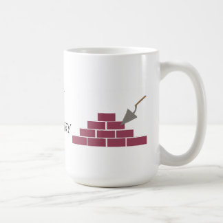 Caneca De Café Melhor em Alvenaria e Assentamento de Tijolos