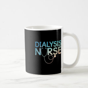 Caneca De Café Melhor Enfermeira De Diálise Arte Para Mulheres Di