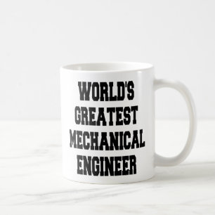 Caneca De Café Melhor Engenheiro Mecânico do Mundo