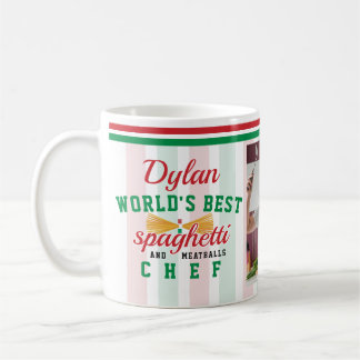 Caneca De Café Melhor Espaguete & Almôndegas Engraçado Italiano d