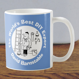 Caneca De Café Melhor especialista em DIY do mundo para personali