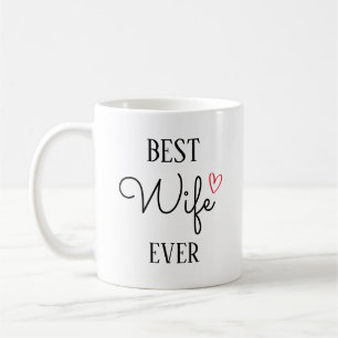 Caneca De Café Melhor esposa de todos os tempos, Presente para es