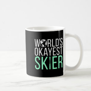 Caneca De Café Melhor Esquiador do Mundo Esqui Esporte de Inverno