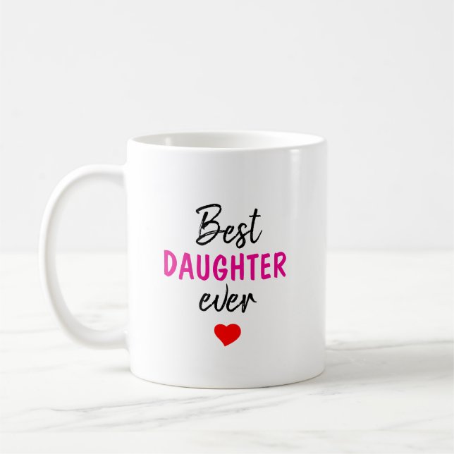 Caneca De Café Melhor Filha de Todos os Tempos (Esquerda)