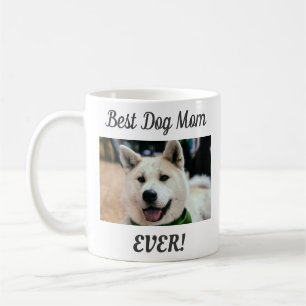 Caneca De Café Melhor Foto Da Mãe De Cão Nunca