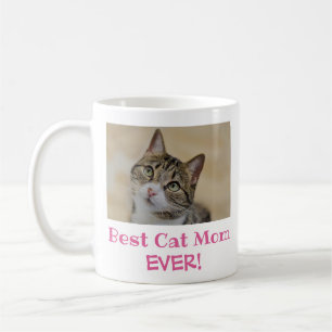 Caneca De Café Melhor Foto Da Mãe De Gato