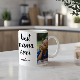 Caneca De Café Melhor Foto de Mamãe de Todos os Tempos