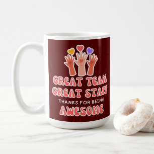 Caneca De Café Melhor Funcionarios De Excelente Da Equipe De Exce