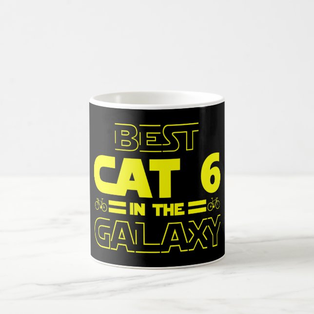 Caneca De Café Melhor Gato 6 Na Galáxia (Centro)