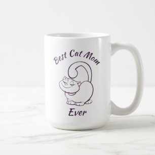 Caneca De Café Melhor Gato Mãe De Coffee Mug