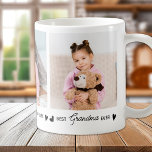 Caneca De Café Melhor GRANDMA Alguma Vez Personalizada Moderna 3<br><div class="desc">Apresentando o presente perfeito para o melhor GRANDMA de todos os tempos - uma caneca de café personalizada de colagem fotográfica! Esta na moda e caneca moderna apresentam espaço para 3 fotos especiais, criando um dom único e sentimental que qualquer avó adoraria. Com a opção de adicionar uma mensagem e...</div>
