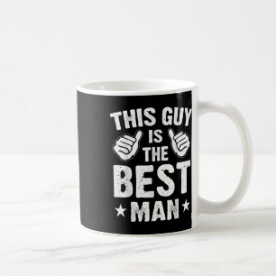 Caneca De Café Melhor Homem Casamento Padrinhos Divertido Noiva S