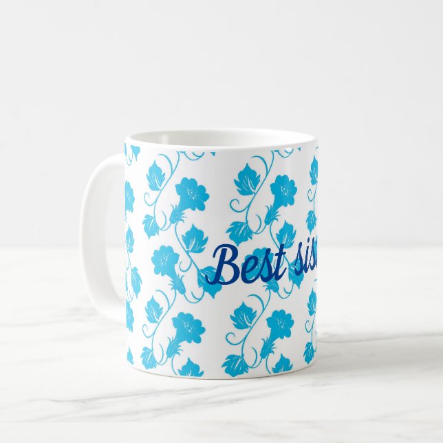 Caneca De Café Melhor irmã (Frente Esquerda)